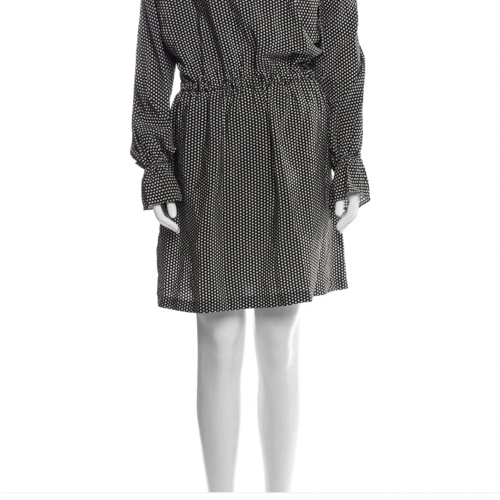 Robert Rodriguez Star Print Cold Shoulder Silk Dress, Small - Picture 7 of 15